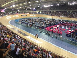 Olympic Velodrome - London - Sunday 7 June 2015 - Bradley Wiggins breaking the world record